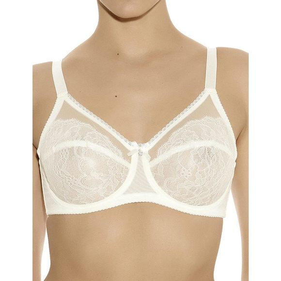 Wacoal womens Retro Chic Full Figure Underwire bras, Ivory, 42DDD US - Picture 2 of 3